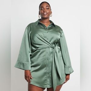 Eloquii Satin Shirtdress (NWT) sz 20